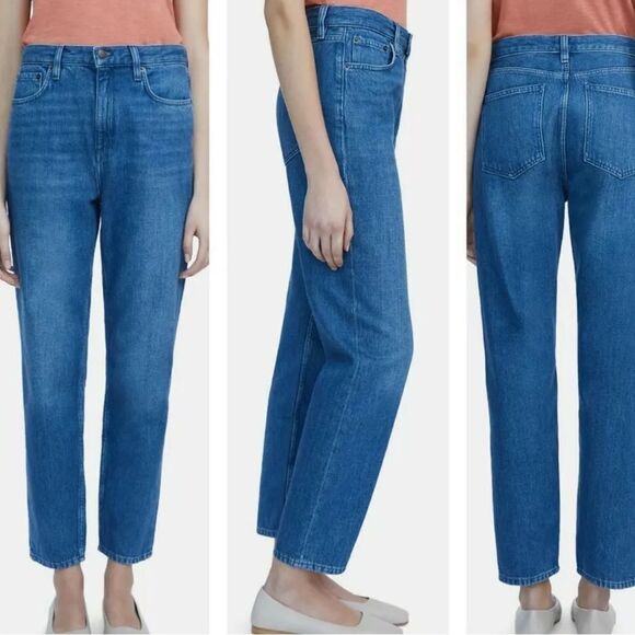 Theory Women’s LALI Straight Leg‎ Cahliway Denim 100% Cotton Jeans Size 24 - Picture 1 of 15